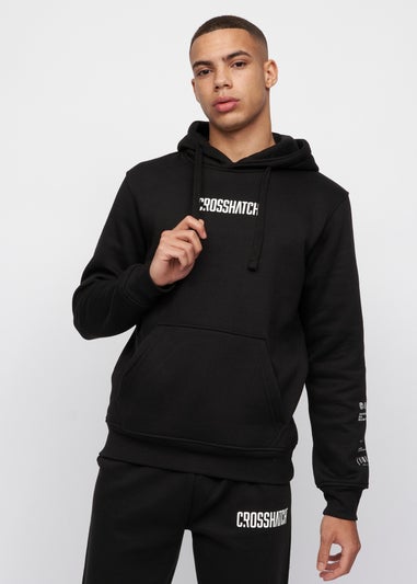 Crosshatch Black  Bellmant Hoodie