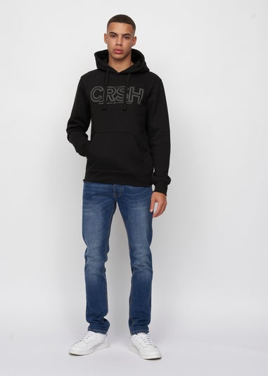 Crosshatch Black  Kendrick Hoodie