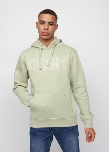 Crosshatch Sage  Kendrick Hoodie