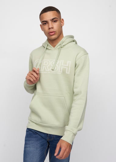 Crosshatch Sage  Kendrick Hoodie