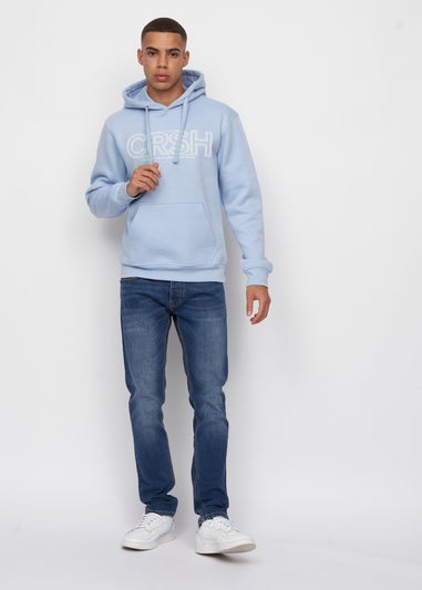 Crosshatch Light Blue Kendrick Hoodie