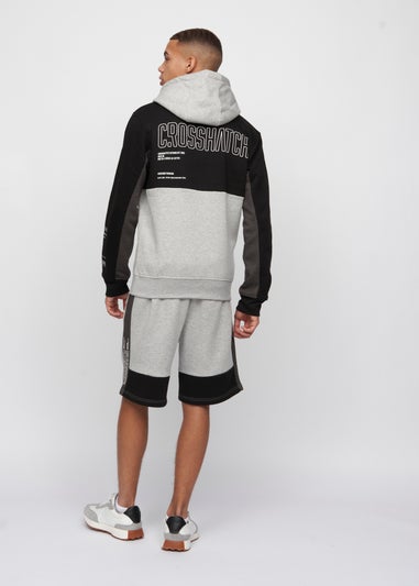 Crosshatch Black/Grey Marl Compounds Hoodie