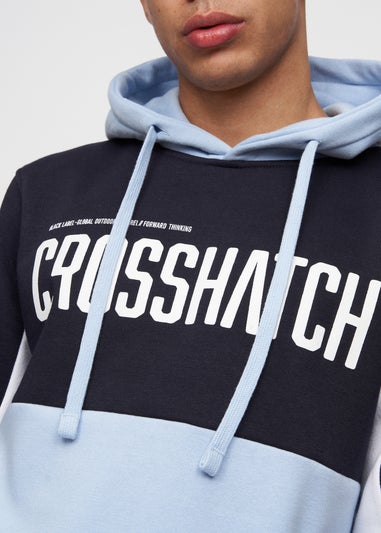 Crosshatch Navy/Light Blue Compounds Hoodie