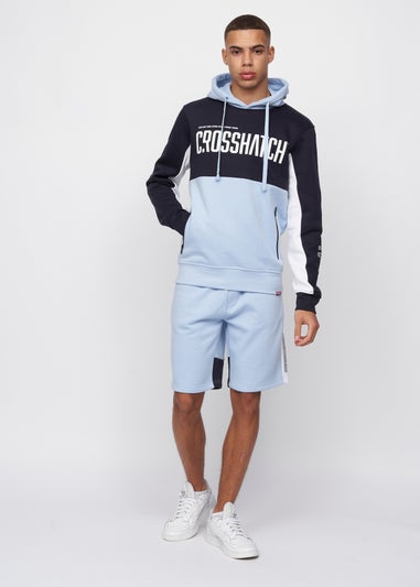 Crosshatch Navy/Light Blue Compounds Hoodie