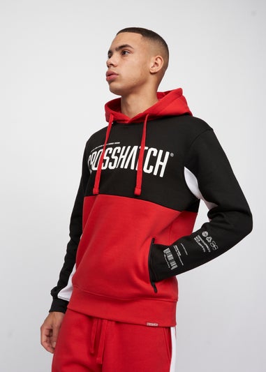 Crosshatch Black/Red  Compounds Hoodie