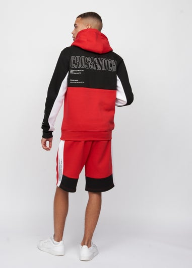 Crosshatch Black/Red  Compounds Hoodie