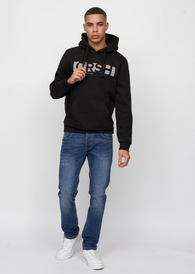 Crosshatch Black  Sullivan Hoodie