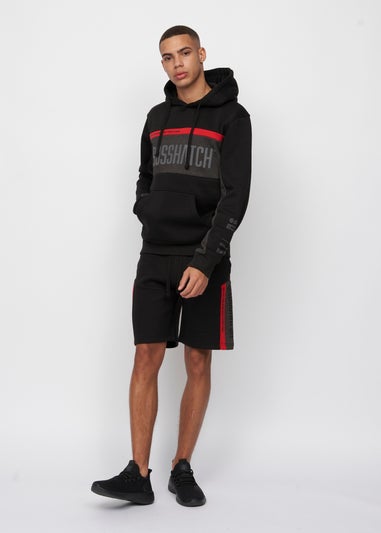 Crosshatch Black  Silomane Hoodie