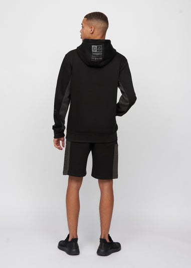 Crosshatch Black  Silomane Hoodie