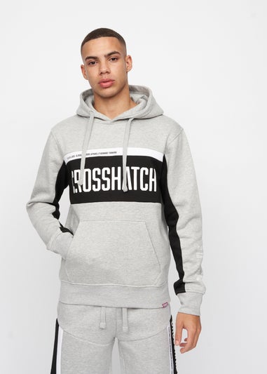 Crosshatch Grey Marl Silomane Hoodie