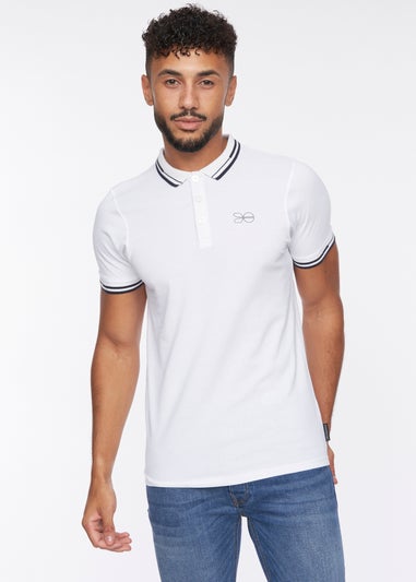 Crosshatch White  Kermlax Polo