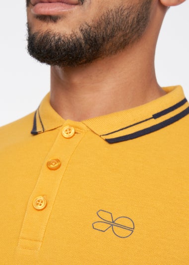 Crosshatch Yellow  Kermlax Polo