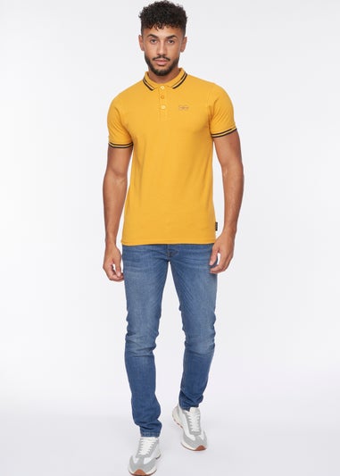 Crosshatch Yellow  Kermlax Polo