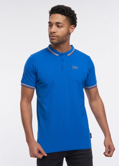 Crosshatch Blue  Vellamort Polo