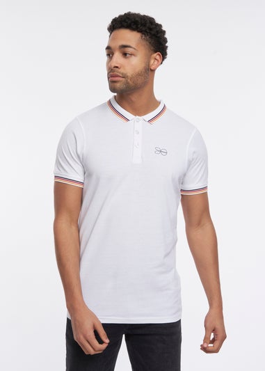 Crosshatch White  Vellamort Polo