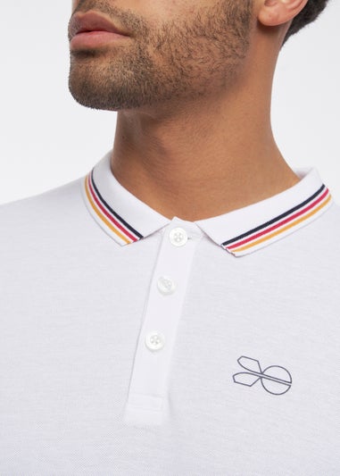 Crosshatch White  Vellamort Polo