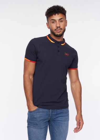 Crosshatch Navy  Chemfort Polo