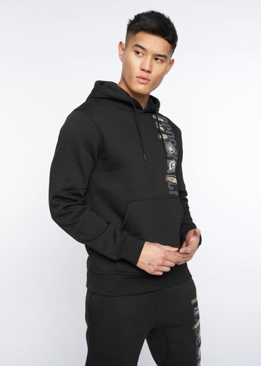 Crosshatch Black   Pepperhill Hoodie