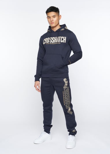 Crosshatch Navy   Doddington Hoodie