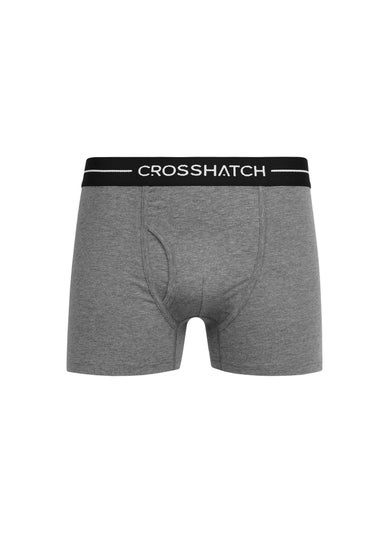 Crosshatch Charcoal Marl Ambek Boxers (2 Pack)