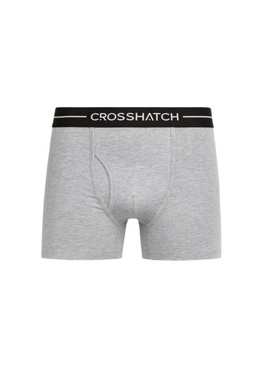 Crosshatch Grey Marl Ambek Boxers (2 Pack)