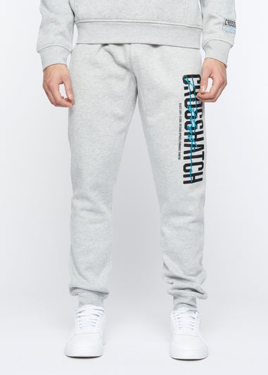 Crosshatch Light Grey Marl Gooch Joggers