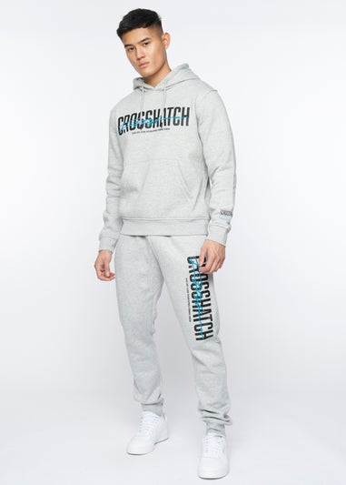 Crosshatch Light Grey Marl Gooch Joggers