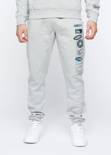 Crosshatch Light Grey Marl Pepperhill Joggers