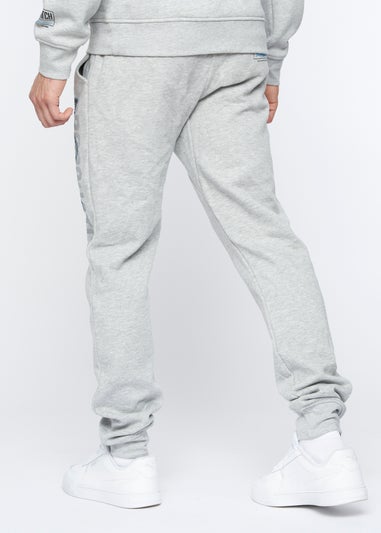 Crosshatch Light Grey Marl Pepperhill Joggers