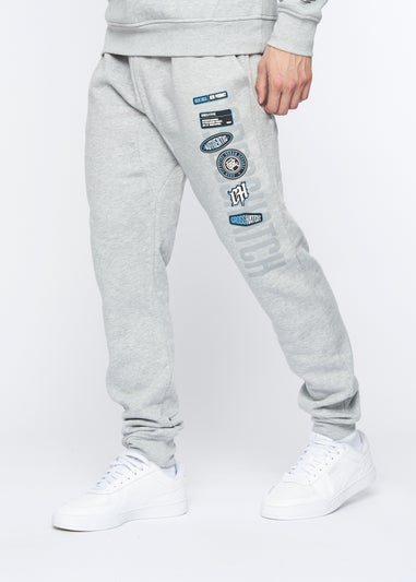 Crosshatch Light Grey Marl Pepperhill Joggers