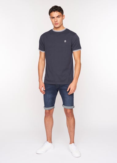 Crosshatch Navy   Loader T-Shirt