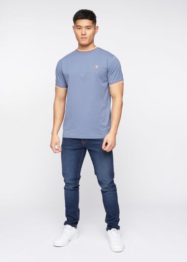 Crosshatch Denim Blue  Ordale T-Shirt