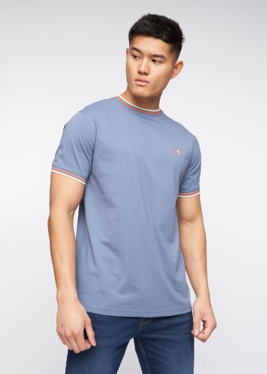 Crosshatch Denim Blue  Ordale T-Shirt