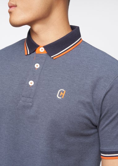 Crosshatch Denim Blue Britmane Polo