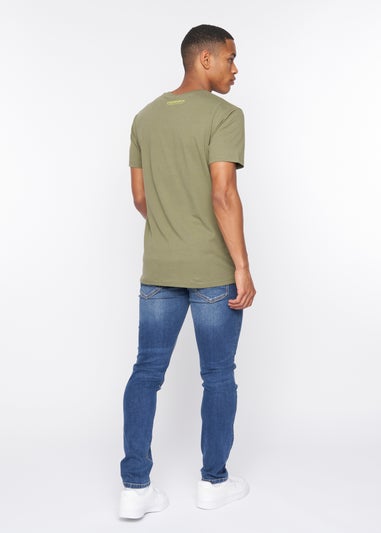 Crosshatch Olive   Fratter T-Shirt