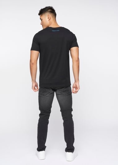 Crosshatch Black  Neoline Camo T-Shirt