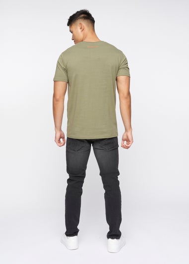 Crosshatch Olive  Neoline Camo T-Shirt