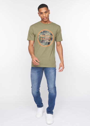 Crosshatch Olive   Camalar T-Shirt