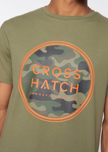 Crosshatch Olive   Camalar T-Shirt