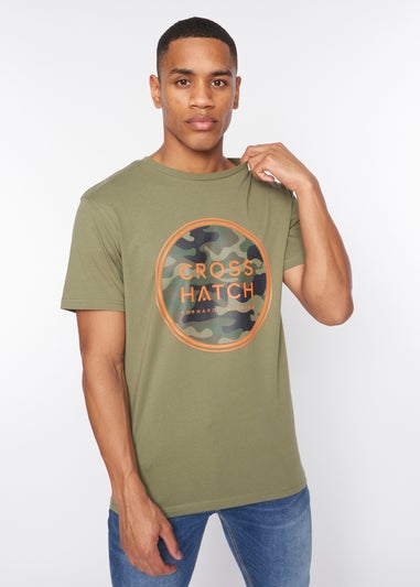 Crosshatch Olive   Camalar T-Shirt