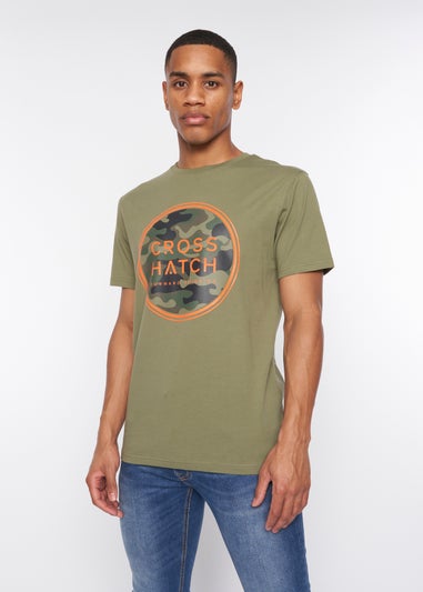 Crosshatch Olive   Camalar T-Shirt