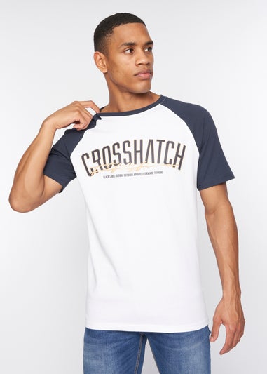 Crosshatch Navy/White   Plotmar T-Shirt