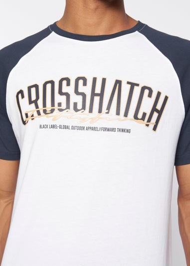 Crosshatch Navy/White   Plotmar T-Shirt