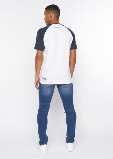 Crosshatch Navy/White   Plotmar T-Shirt