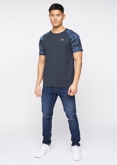 Crosshatch Navy   Cramdark T-Shirt