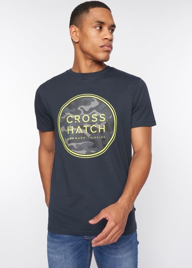 Crosshatch Navy   Camalar T-Shirt