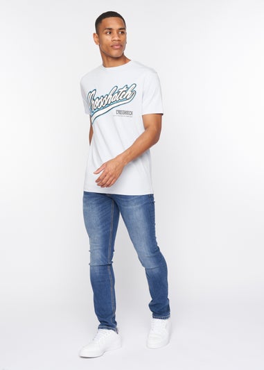 Crosshatch Light Blue Cronstand T-Shirt