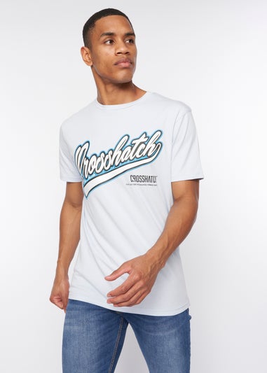 Crosshatch Light Blue Cronstand T-Shirt