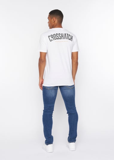 Crosshatch White  Cronstand T-Shirt