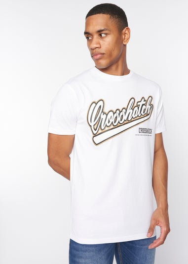 Crosshatch White  Cronstand T-Shirt